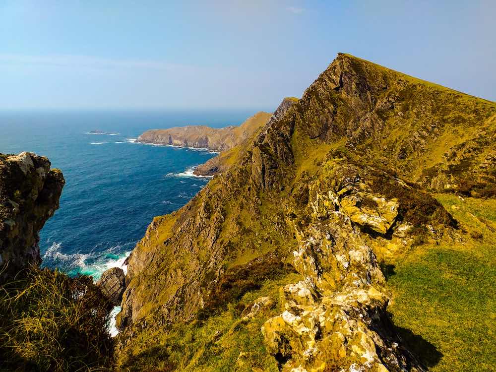 Ireland's highest sea cliffs on Achill Island, Mayo, Ireland