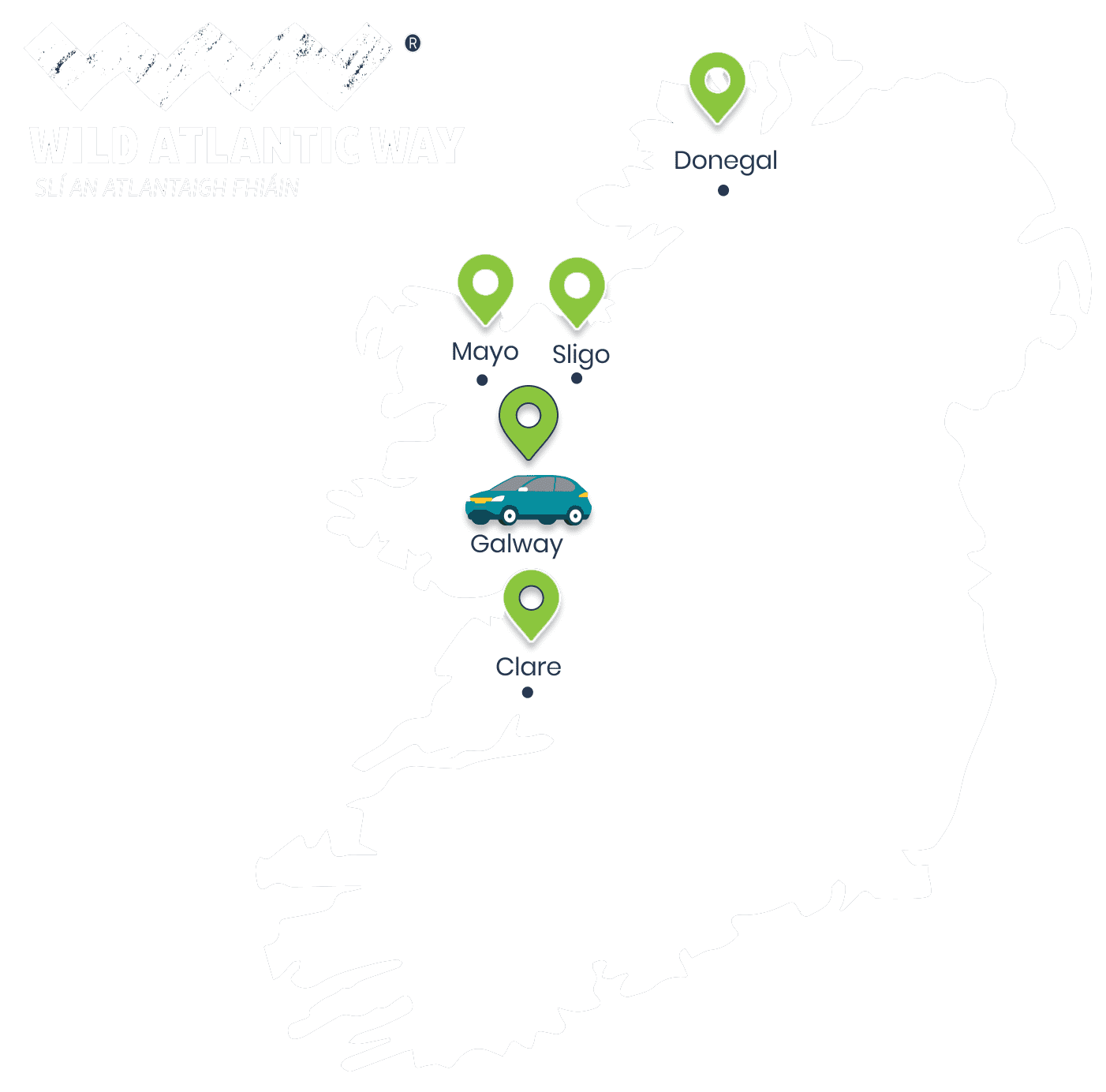Map of Ireland