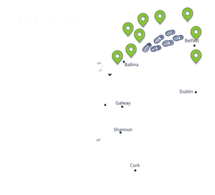 Map of Ireland